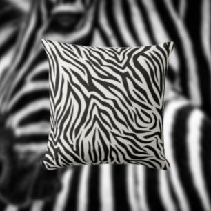 Zebra Print Cushion