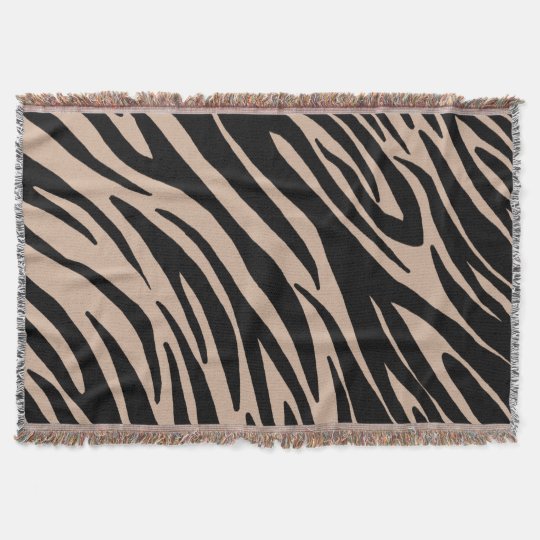 Zebra Print Custom Throw Blanket Zazzle.co.uk