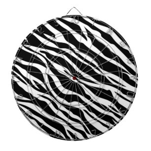 Zebra Print Dart Board