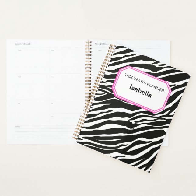 ZEBRA PRINT design | 12 month planner (Display)