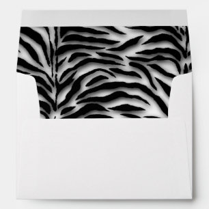 Zebra Print Envelope