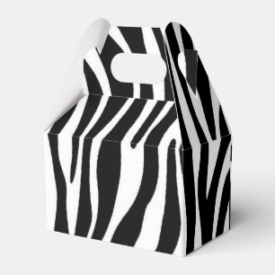 Zebra Print Favour Box