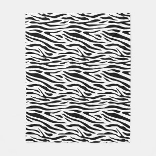 Zebra Print Fleece Blanket