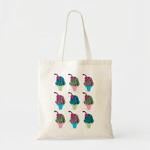 Zebra Print Ice Cream Bag