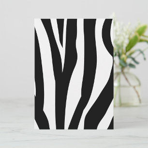 Zebra Print Invitations