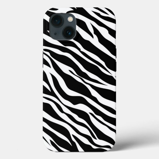 Zebra Print iPad Case (Back)