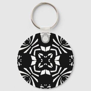Zebra print keychain
