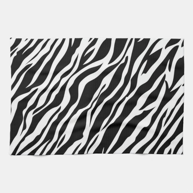 Zebra Print Kitchen Towel (Horizontal)