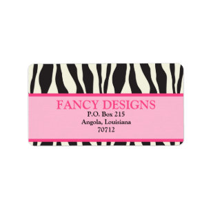 Zebra Print Label