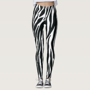 Zebra Print Leggings