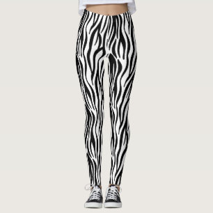 Zebra Print Leggings