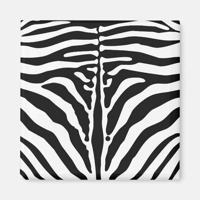 Zebra print magnet (Front)