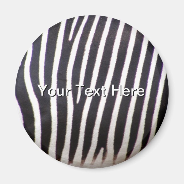 Zebra Print Magnet (Front)