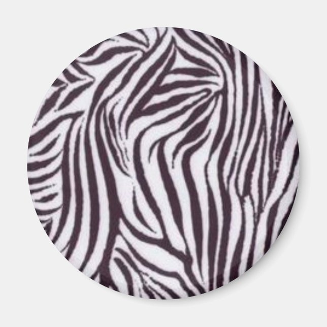 Zebra Print Magnet (Front)