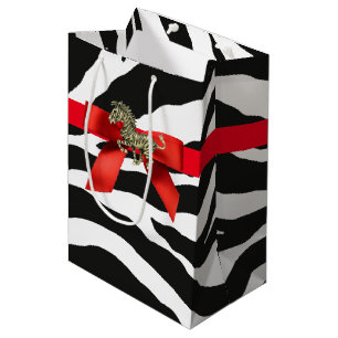 Zebra Print Medium Gift Bag