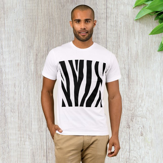 Zebra Print Mens T-Shirt (Creator Uploaded)