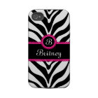 Zebra Print Monogram Name