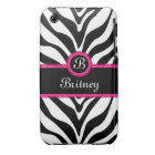 Zebra Print Monogram Name