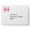 Zebra Print Monogram Wedding Invitation Envelopes