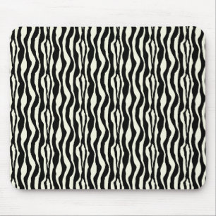 Zebra print mouse mat