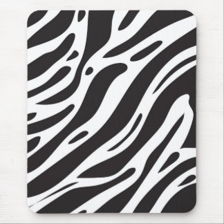 Zebra print mouse mat