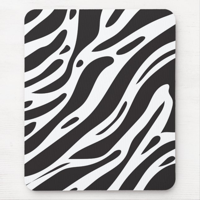 Zebra print mouse mat (Front)