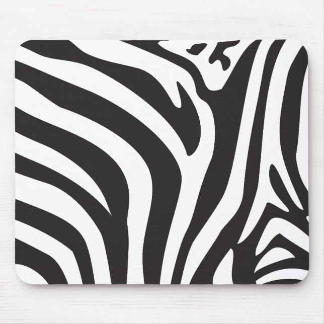 Zebra Print Mouse Mat (Front)