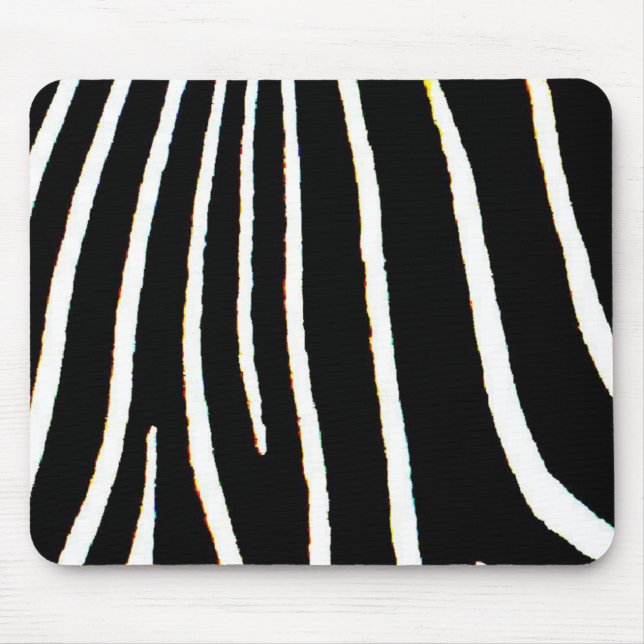 Zebra Print Mouse Mat (Front)