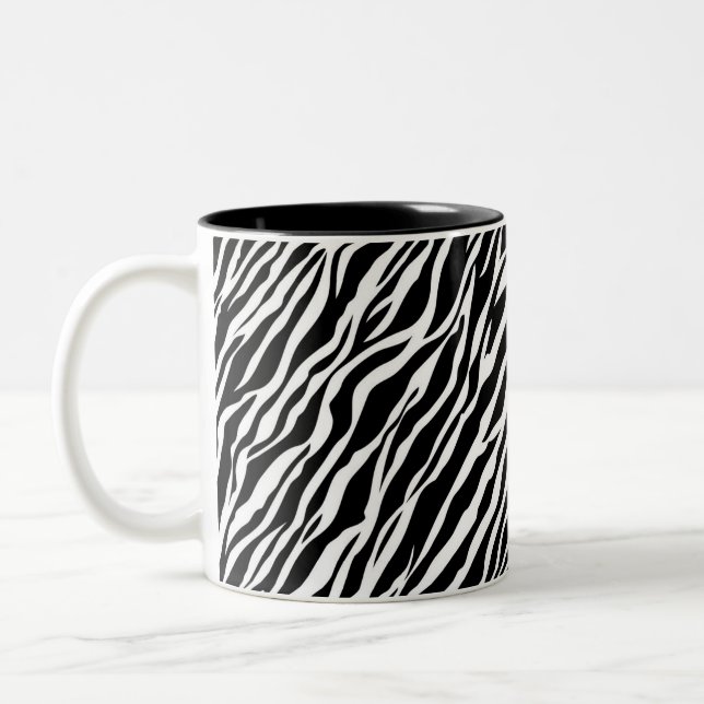 Zebra Print Mug (Left)