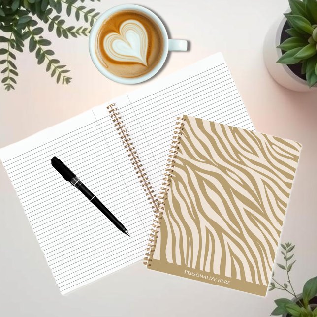 Zebra Print-Neutral- Notebook (Zebra Print-Neutral- Notebook )