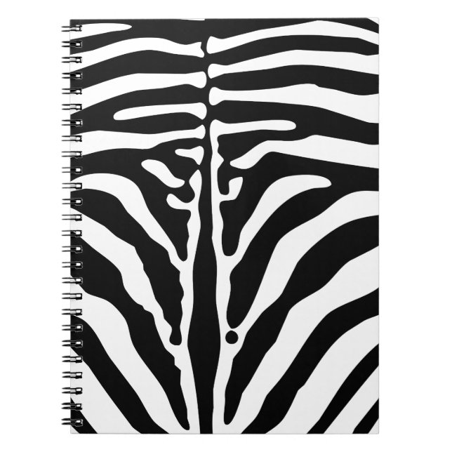 Zebra print notebook (Front)