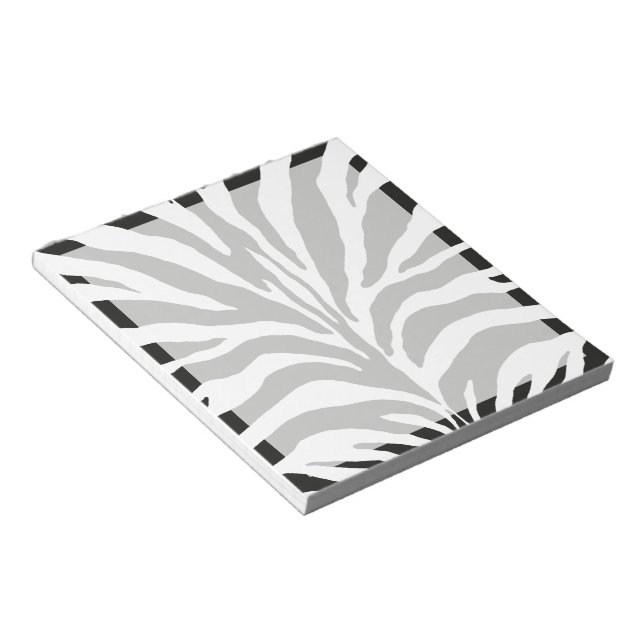 Zebra Print Notepad (Angled)