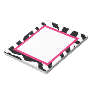 Zebra Print Notepad