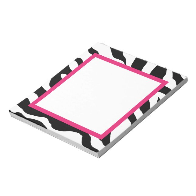 Zebra Print Notepad (Rotated)