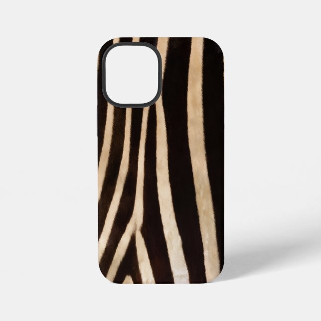 Zebra print on a flash drive iPhone case (Back)