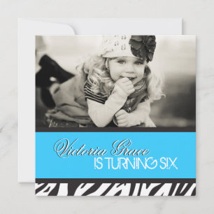 Zebra Print Party Invitation