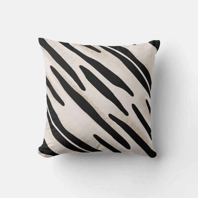 Zebra print pillow coordinates (Front)