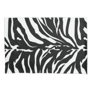 Zebra print pillowcase