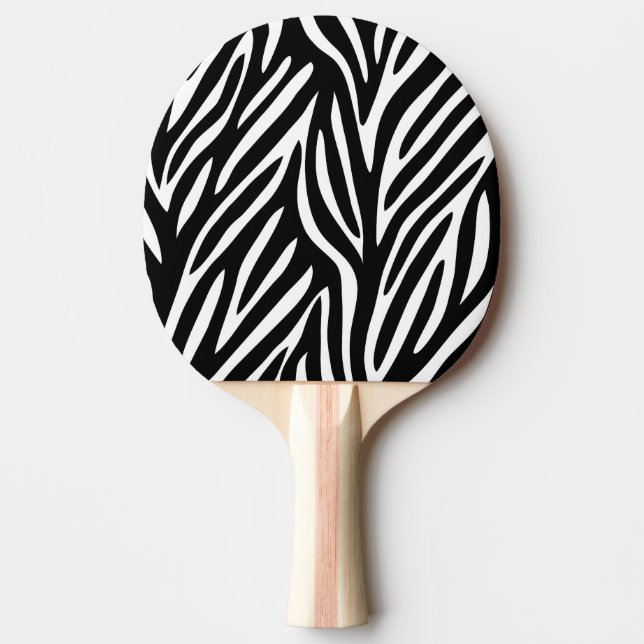 ZEBRA PRINT PING PONG PADDLE (Front)