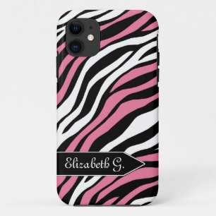 Zebra Print Pink Mix iPhone 5 Case