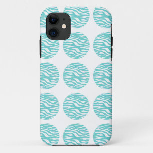 Zebra Print Polka Dots iPhone 5 Tough Xtreme Case