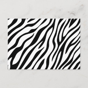 Zebra Print Reply Cards