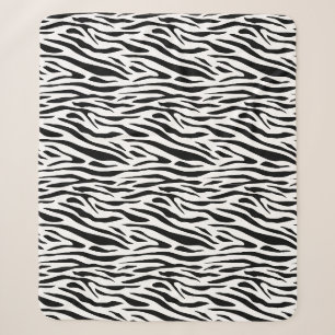 Zebra Print Sherpa Blanket