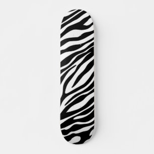 Zebra Print Skateboard