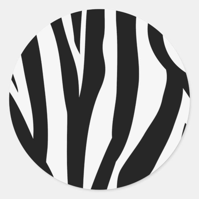 Zebra Print Stickers (Front)