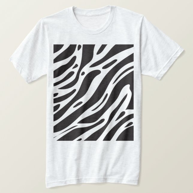 Zebra print T-Shirt (Design Front)