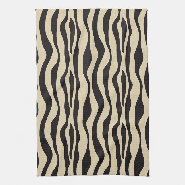 Zebra Print Tea Towel (Vertical)