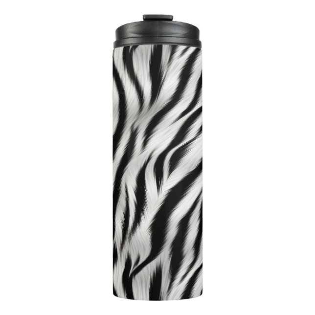 Zebra Print Thermal Tumbler (Front)