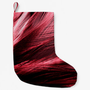 Zebra Print Tie Dye Print. Gold Aquarelle Texture. Small Christmas Stocking