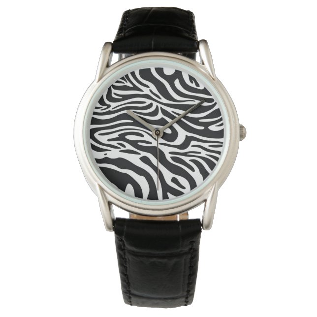 Zebra print  watch (Front)